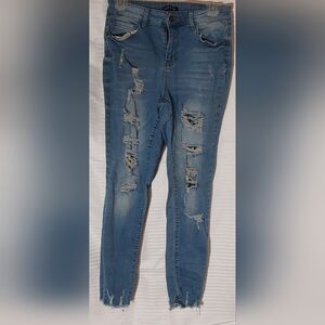 3/$5 Distressed Blue Jeans for Women